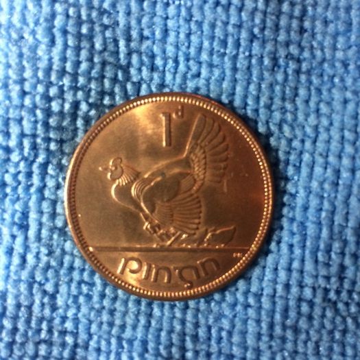 1968 Irish penny 1d pingin