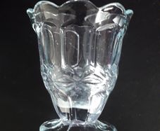 Vintage - Blue Glass - Dish or Vase