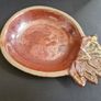 Vintage Retro clay ceramic plate, Tinket Tray, jewellery tray, handmade Image 5