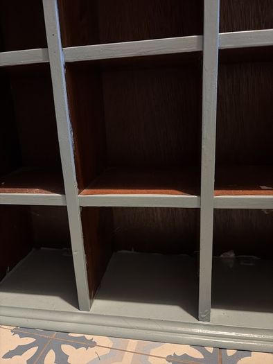 shabby up cycle shelf