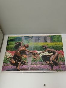 Puzzles in frame