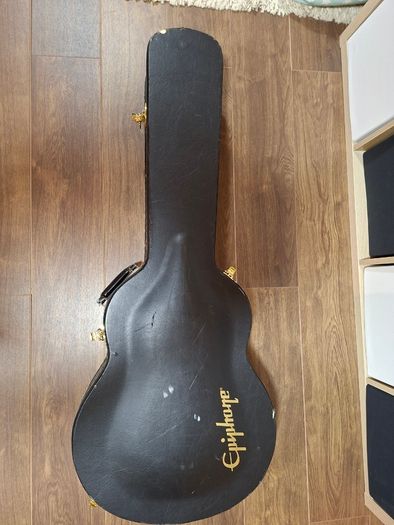 Epiphone EJ-200SCE Electro Acoustic Vintage Natural + Hard Case