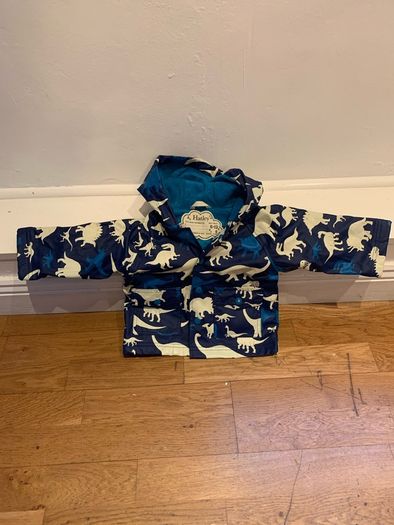 Hatley Raincoat - Blue Dinosaurs 6-12MO