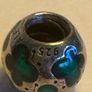Genuine Pandora Silver Turquoise Butterfly Enamel Charm Image 4