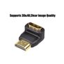 HDMI Connection Converter Male To Female 270 Degree/90 Degree Image 3