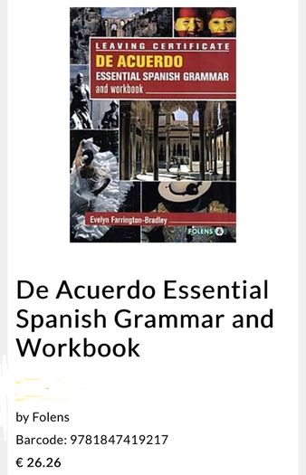 De Acuerdo - spanish grammar