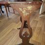 Antique Lacquered Side Table Decorated with Chinoiserie Style Birds and Flowers Chinese 1880s to 1920s Image 5