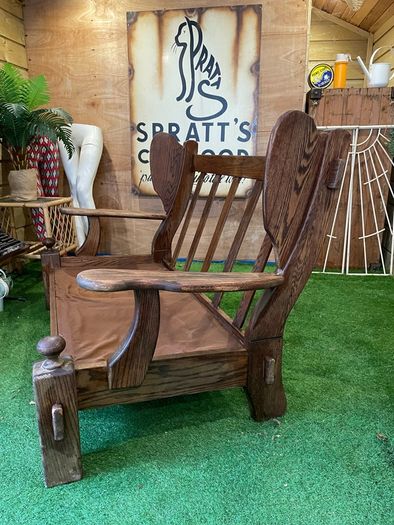 Vintage Hardwood Settee Frame