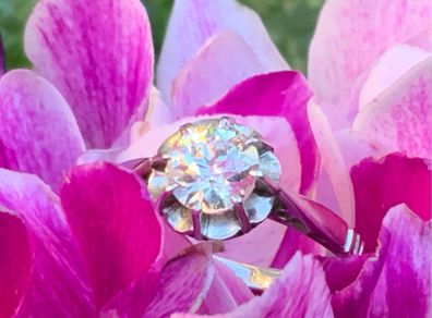 Antique Art Deco Diamond Solitaire Ring