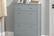 Shoe Cabinet Shoe Chest of Drawers grey elegant style