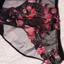 Fantasie Alicia - Underwired Side Support Bra 30F and Briefs XS - Black Pink - BNWT RRP 73 Image 10