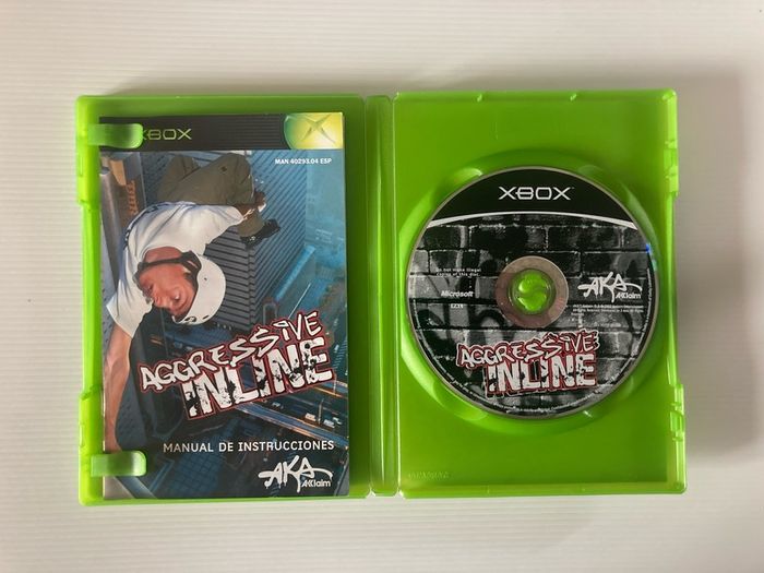 Aggressive Inline Xbox Complete with Manual Tested & Working