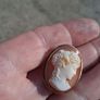 Vintage 14k Gold Cameo Brooch(5 grams) Image 3