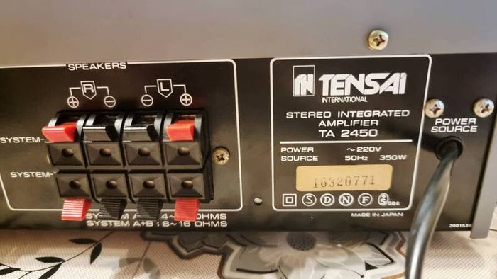 From 1987 Tensai TA-2450 (Akai), working good.