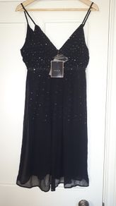 Villa Black glitter dress Size M