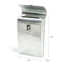 Classic Post Box with Lock Silver GT29 Image 2