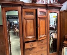 Antique American wardrobe