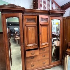 Antique American wardrobe
