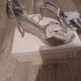 silver sandals size 40 brand new Image 2