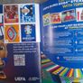 football  clock/ large mat / 2024 World Cup book and stickers not used. Image 5