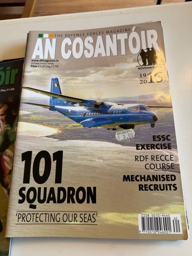 An Cosantoir. Irish Defence Forces Magazine Bundle. 11 in Total.