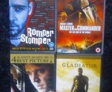 Russell Crowe Dvd Lot