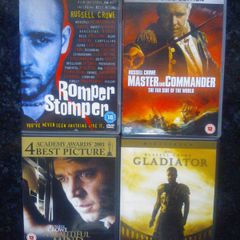 Russell Crowe Dvd Lot