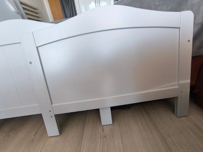 Nested Sorrento Cot Bed in Grey