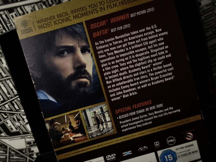 Argo ! DVD ! HMV Exclusive - Most Iconic Moments ! Oscar Winner ! Best Picture 2012 !