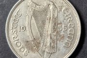 Ireland 1935 Silver Florin 2s Coin