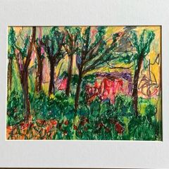 Original art original Art fauvist Landscape painting Legs painting contemporary Irish Art abstract painting