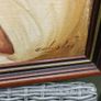 Original framed painting of a Pakistani man at a potter's wheel, D18 Image 4