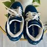 Boys Navy Duffs Strombolie Suede Trainers. Size UK 3 / EU 35.5 Image 5