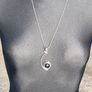 Stunning Sterling Silver Polished Agate Geometric Pendant set Image 2
