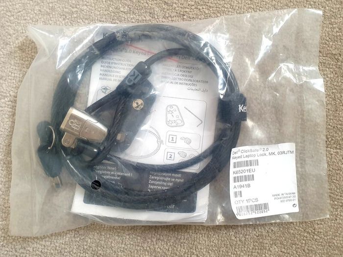Kensington 3-in-1 Keyed Laptop Lock (ClickSafe 2.0)