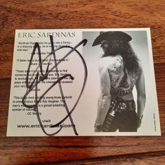 Eric Sardinas -Autographed Promo Card for Devil's Train album