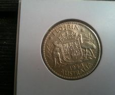 Australia .925 Silver Florin EF/Unc? 1943