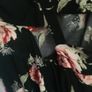 Black Floral Jumpsuit. Size 14 Image 7