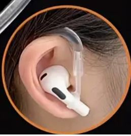 Transparent Ear Hook for AirPods Earhook TPU Anti-Lost Ear Hanging Accessories Compatible with AirPods 1/2/3 Free inspection