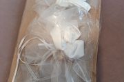 White wedding decorative bows