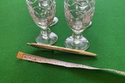 4 Waterford Crystal small sherry glasses