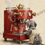 Dachshund Coffee Prints A5 A4 A3 - 6 Designs - Citywest SC - 250gsm Matte - Sausage Dog Image 3