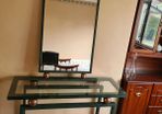 Mirror & console table