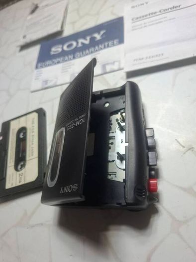 Sony TCM-323 Cassette Corder boxed Tape Recording Walkman Tested Working