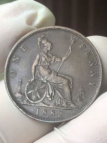 Great Britain 1 Penny 1882 H Good grade