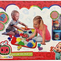 Touch and Feel Play Set Tray Kids Sensory Dough Sand & Foam