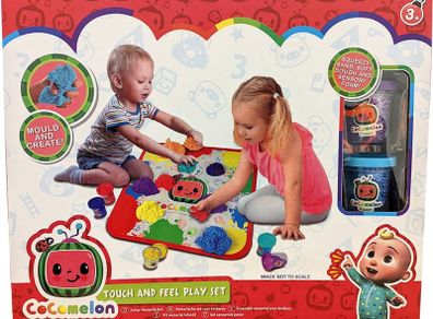 Touch and Feel Play Set Tray Kids Sensory Dough Sand & Foam