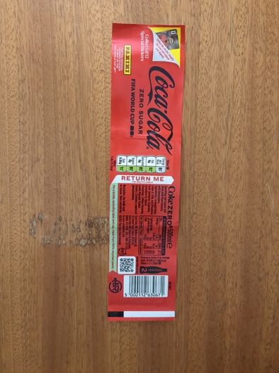 Virgil Van Dijk world cup coca cola sticker