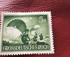 Rare Genuine WW2 German Stamp