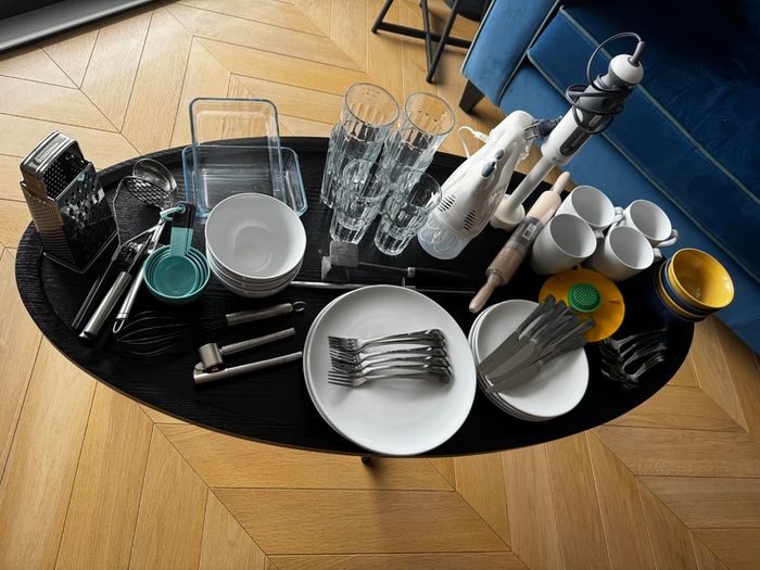 Kitchen Bundle Crockery Glasses Cutlery Utensils Small Appliances
